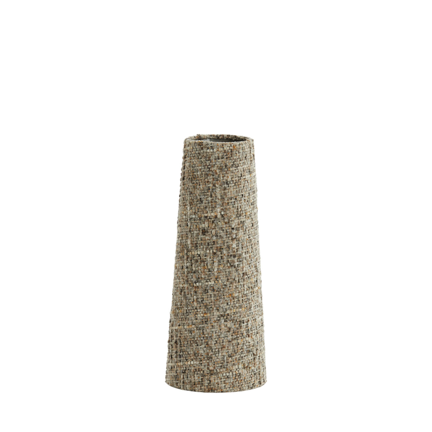 Kap drum kegelvormig 15-10,5-37,5 cm OSIRE grijs-bruin