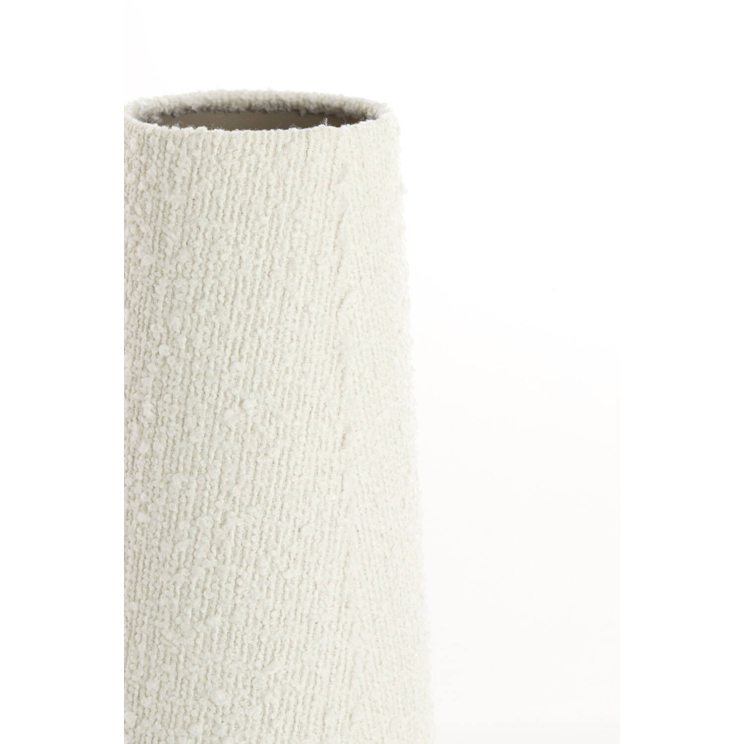 Kap drum kegelvormig 15-10,5-37,5 cm ORURO wit