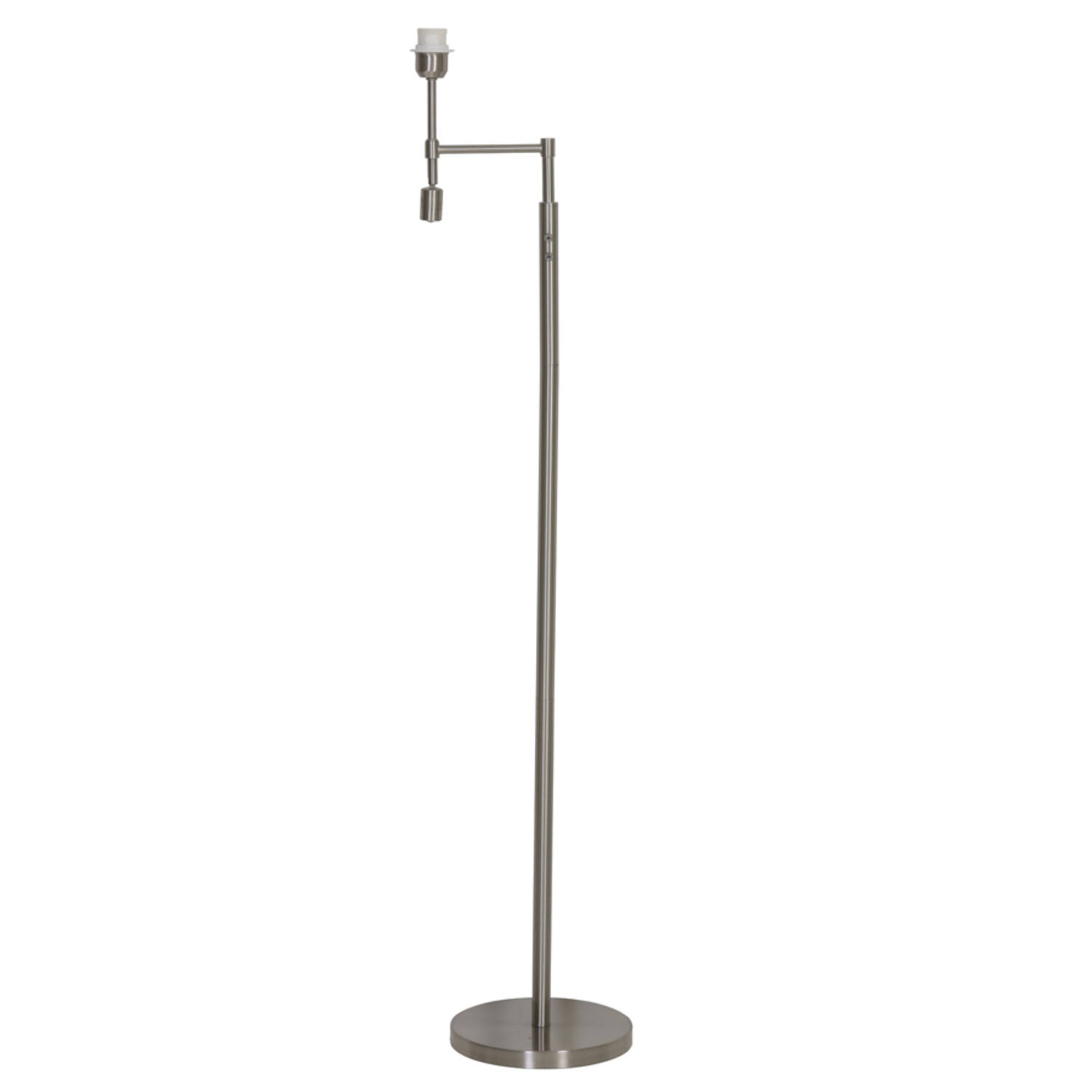 Vloerlamp Ø25x140 cm MONTANA nikkel satijn met LED