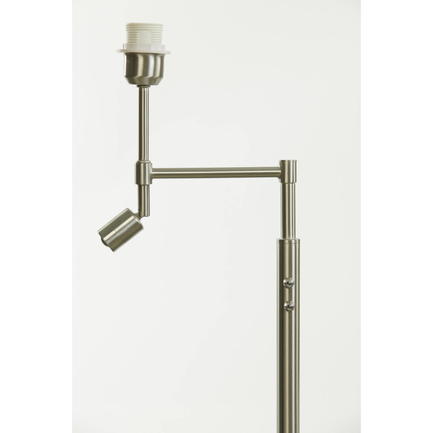 Vloerlamp Ø25x140 cm MONTANA nikkel satijn met LED