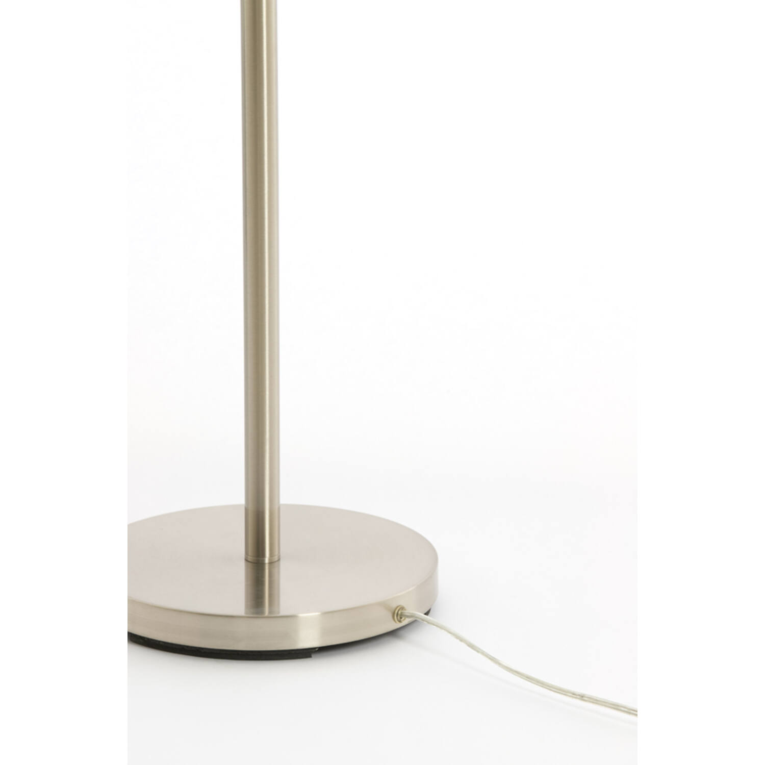 Vloerlamp Ø25x140 cm MONTANA nikkel satijn met LED
