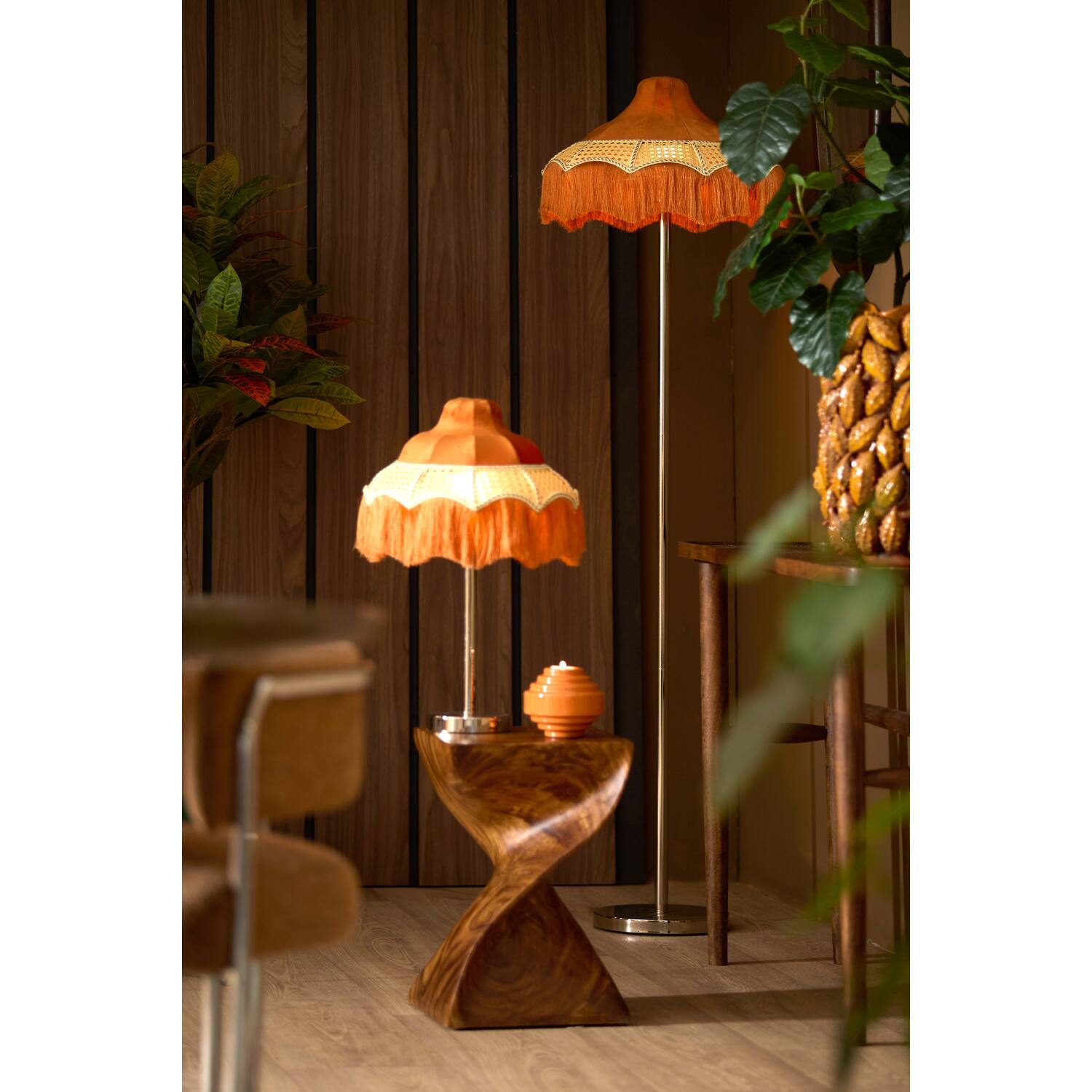 Vloerlamp Ø25x148,5 cm WASHINGTON nikkel