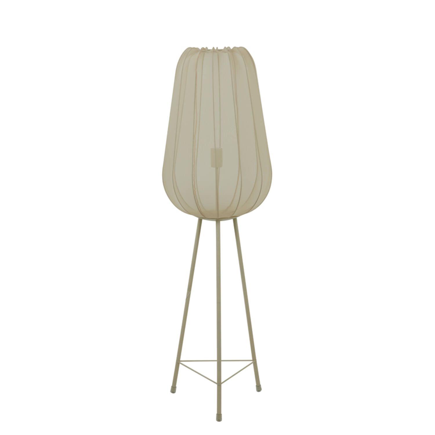 Vloerlamp driepoot Ø42x132 cm PLUMERIA zand