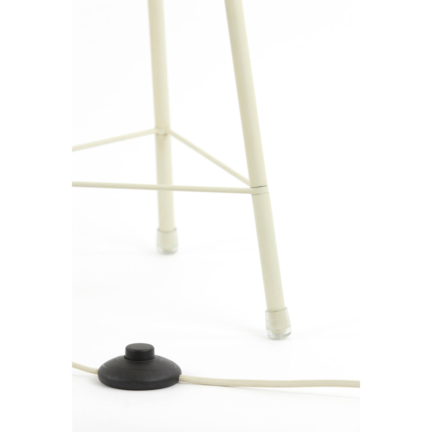 Vloerlamp driepoot Ø42x132 cm PLUMERIA zand