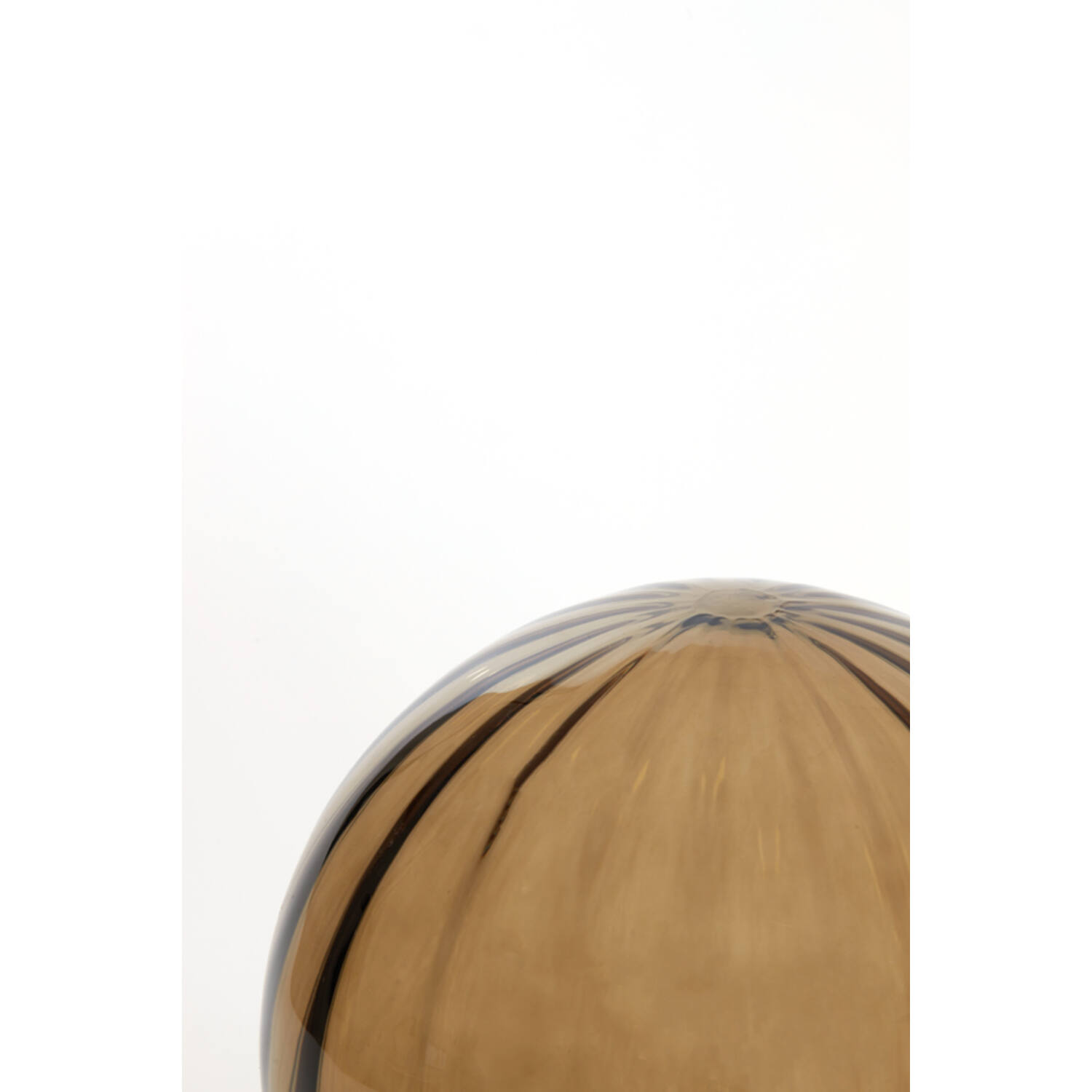 Vloerlamp 3L E14 38x20x162 cm MAGDALA glas bruin+goud