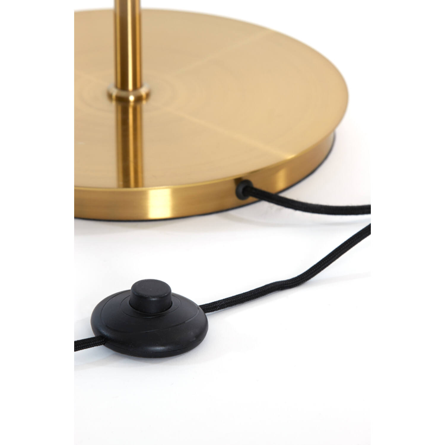 Vloerlamp 3L E14 38x20x162 cm MAGDALA glas bruin+goud