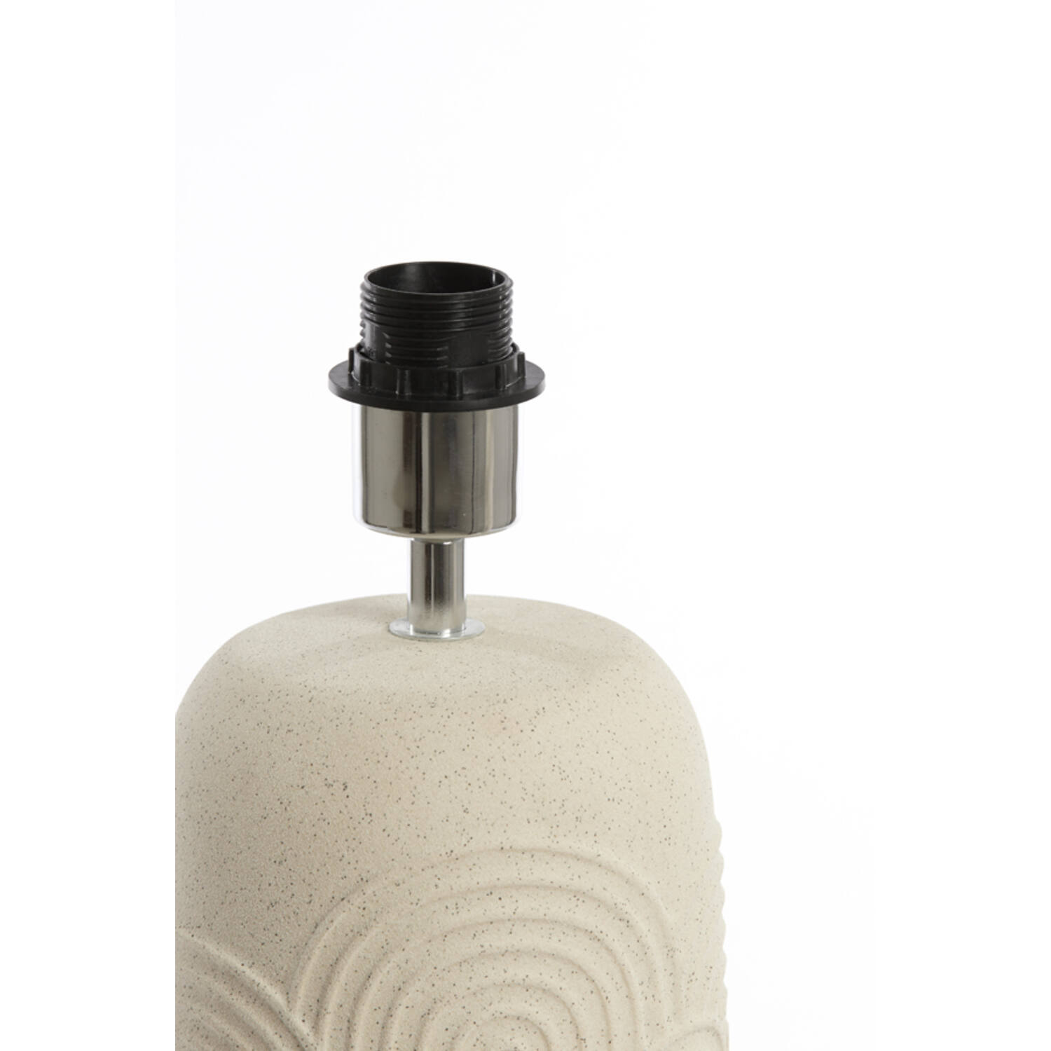 Lamp base Ø15,5x51 cm DIEGO ceramics ecru