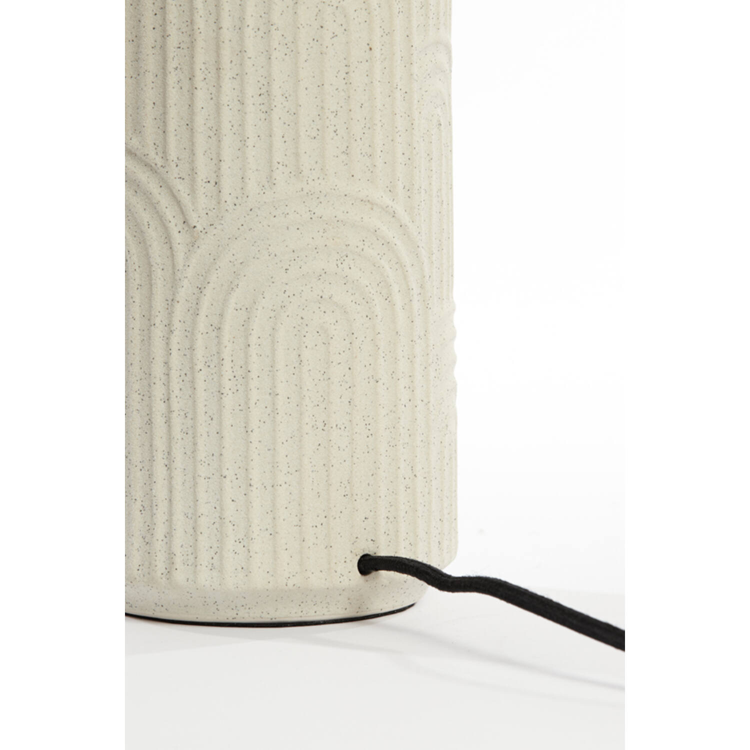 Lamp base Ø15,5x51 cm DIEGO ceramics ecru