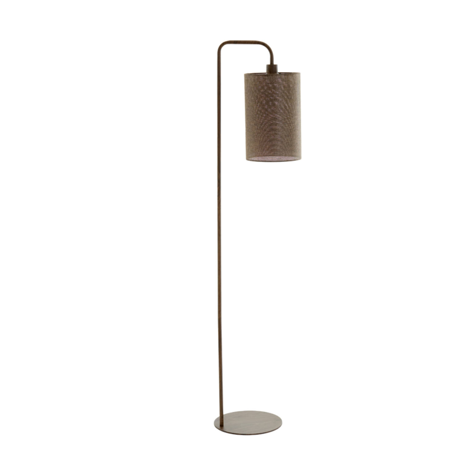 Vloerlamp 33,5x28x155 cm DONIO hout print d bruin+d bruin