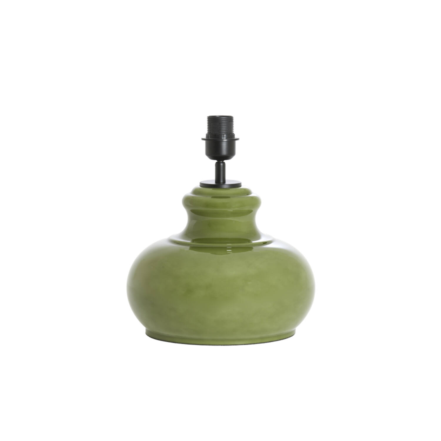 Lamp base Ø28,5x33 cm VERDE glass olive green