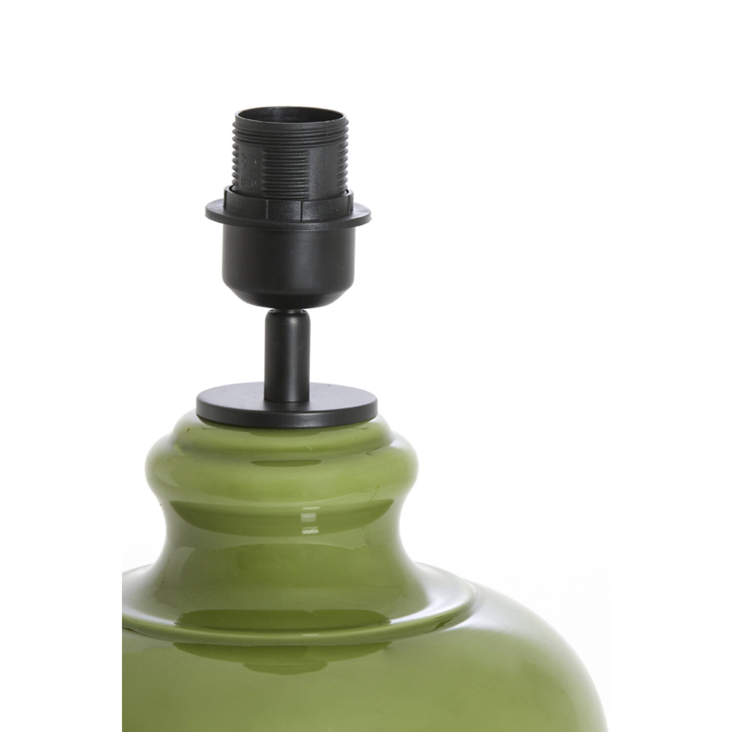 Lamp base Ø28,5x33 cm VERDE glass olive green
