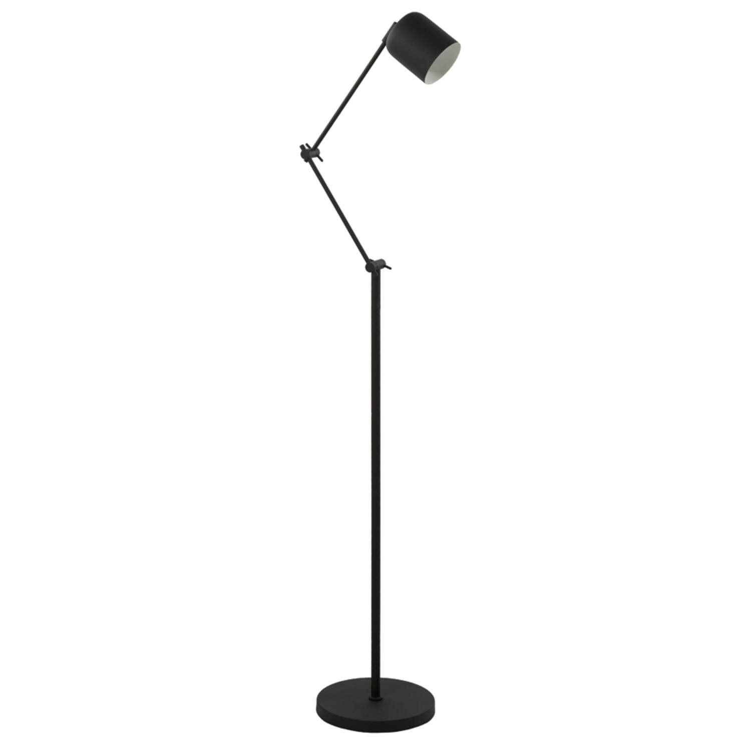 Vloerlamp G9 73x25x150 cm RIJEKA mat zwart+dimmer