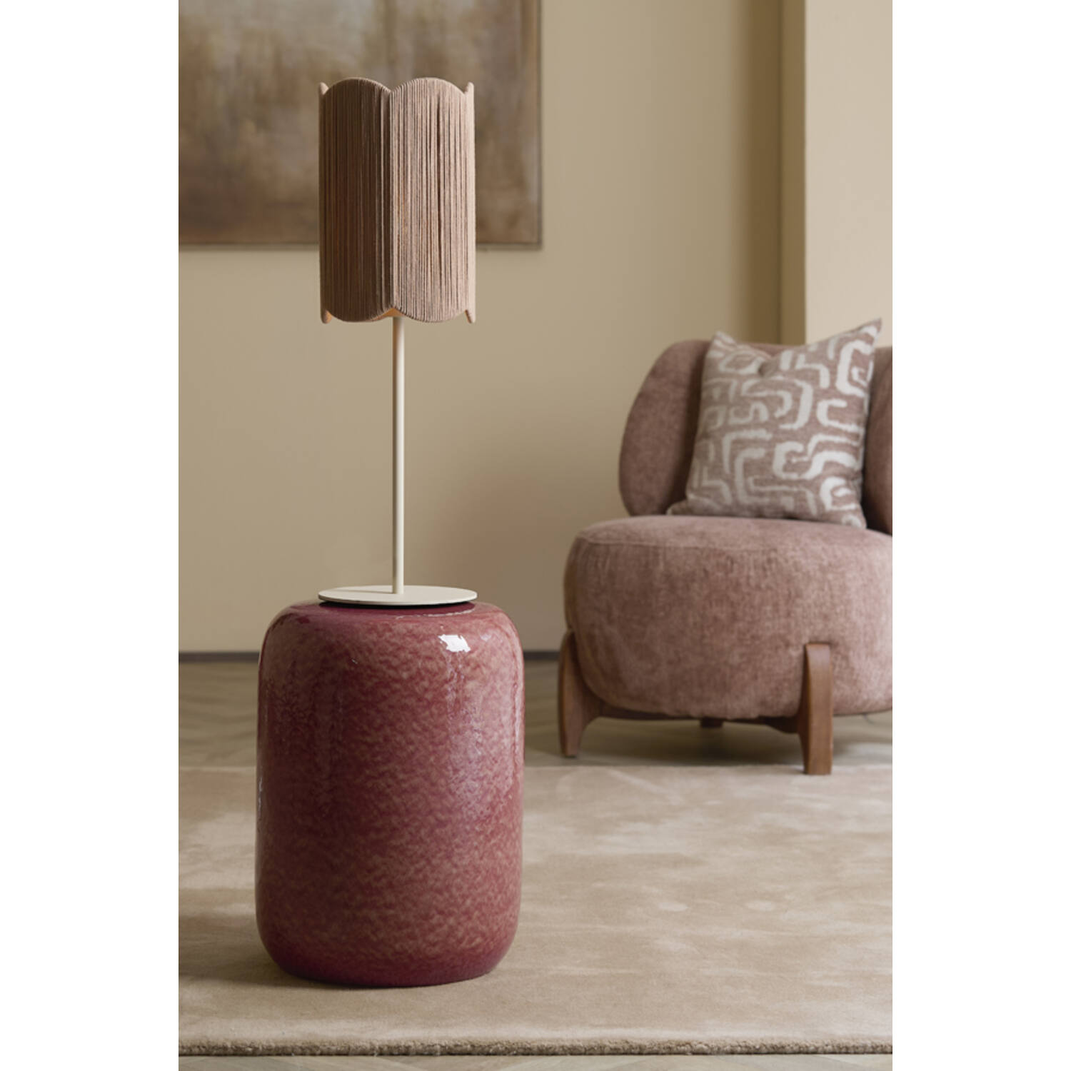 Lamp base Ø20x42 cm RENATO sand