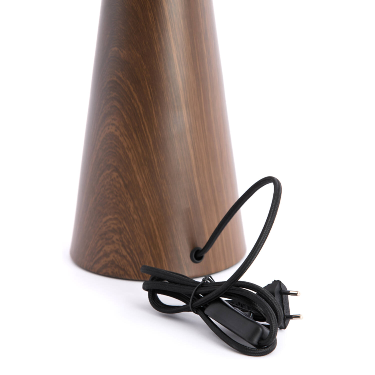 Lampvoet Ø14x40 cm DINAN hout print donker bruin
