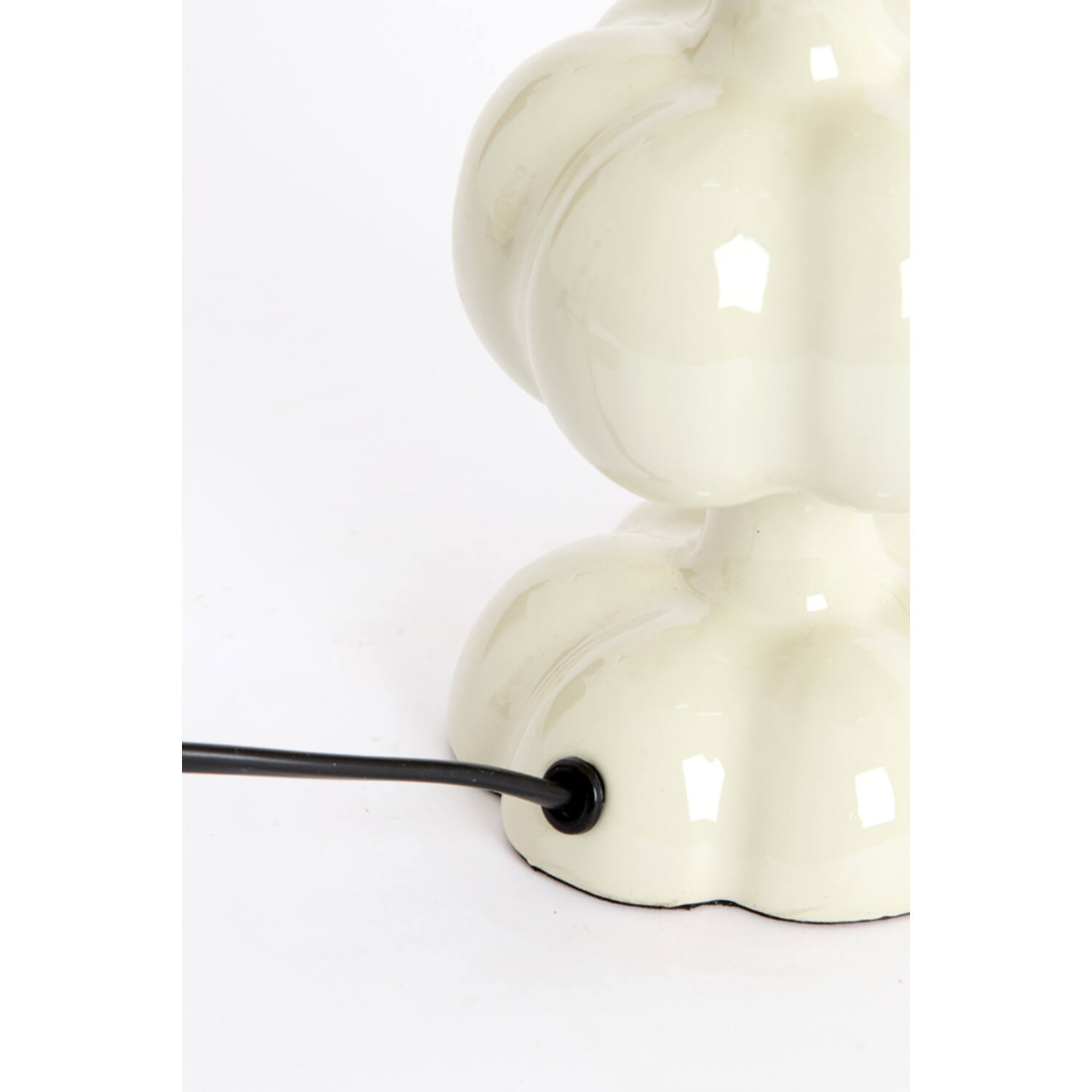 Lamp base Ø10x20 cm CALDAS shiny cream