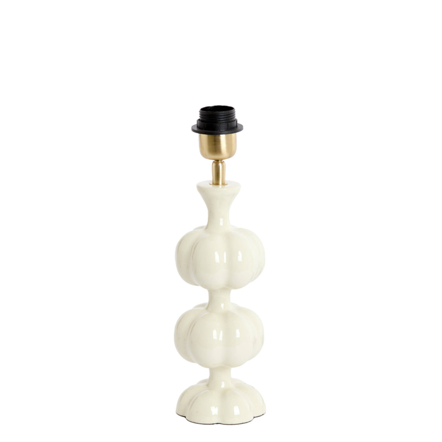 Lamp base Ø10x29 cm CALDAS shiny cream