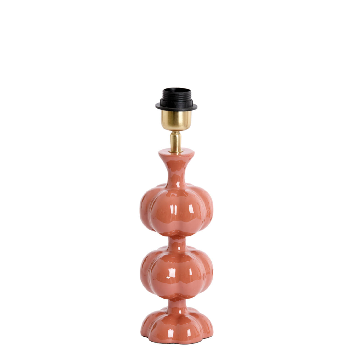 Lamp base Ø10x29 cm CALDAS shiny terra