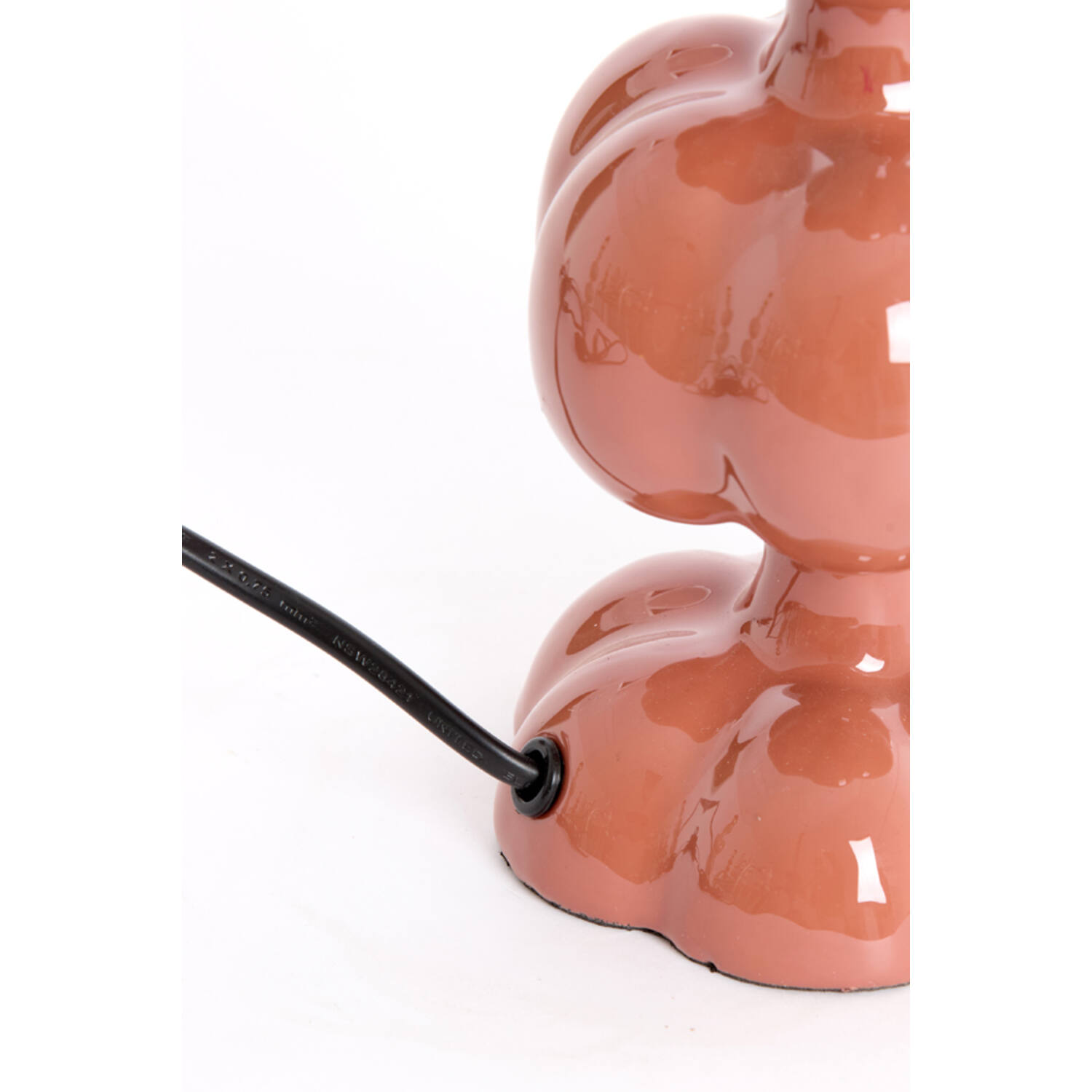 Lamp base Ø10x29 cm CALDAS shiny terra