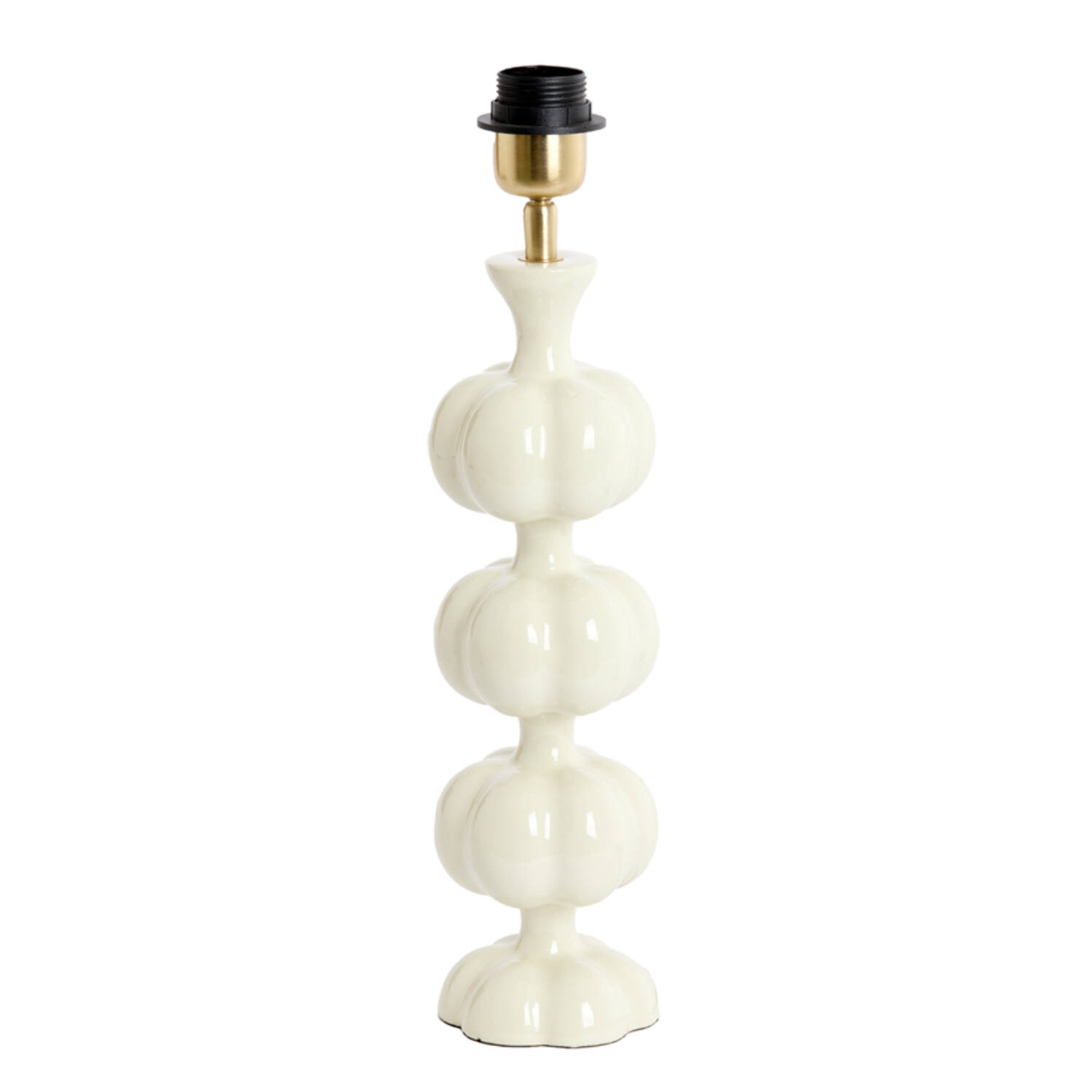 Lampvoet Ø10x38 cm CALDAS glans crème