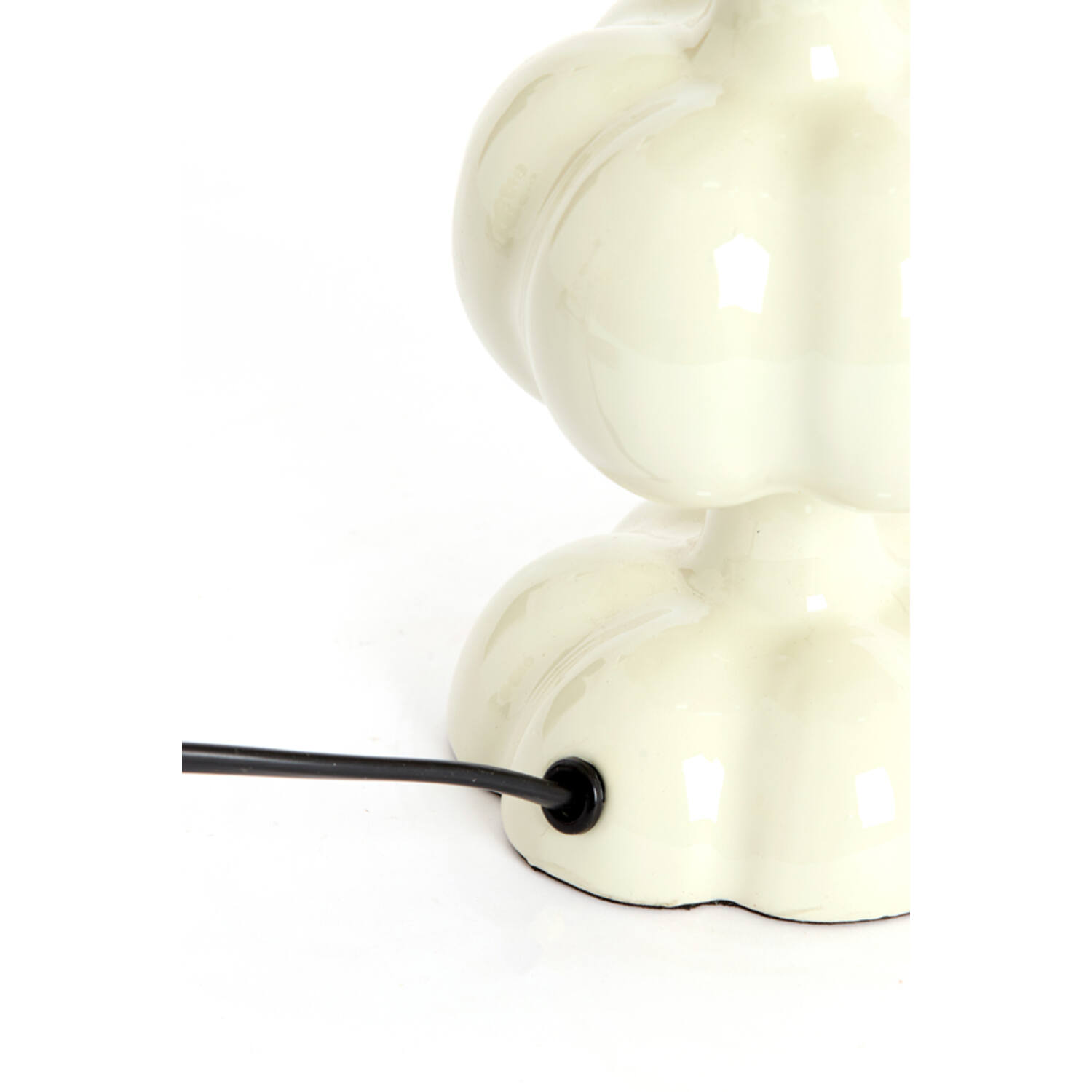 Lampvoet Ø10x38 cm CALDAS glans crème