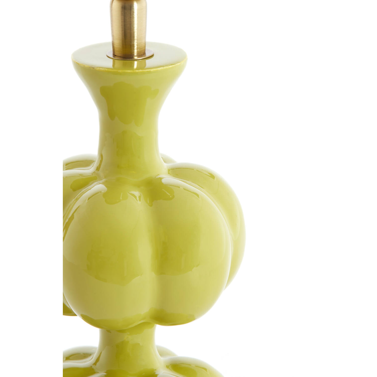 Lamp base Ø10x38 cm CALDAS shiny light green