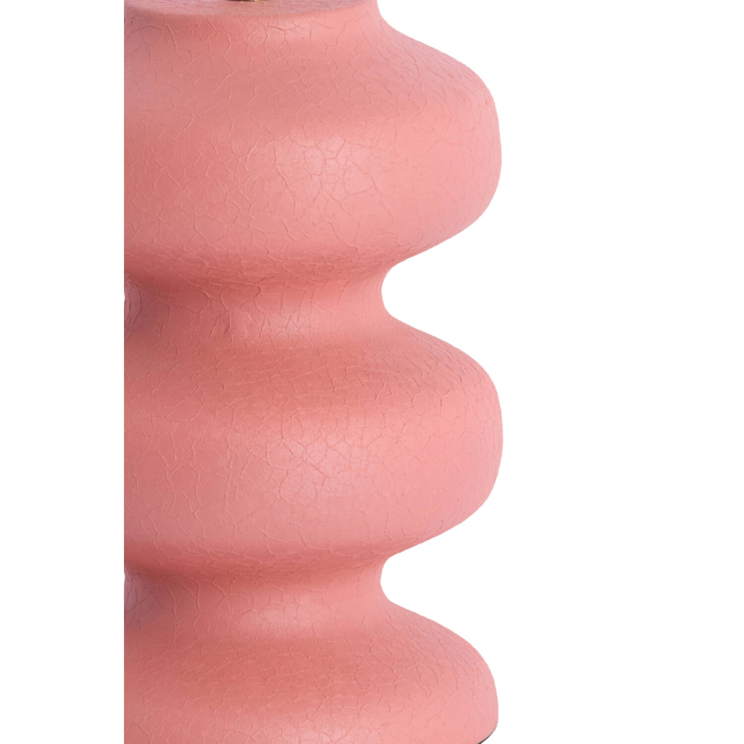 Lamp base Ø15x24 cm SOROCA matt coral-pink
