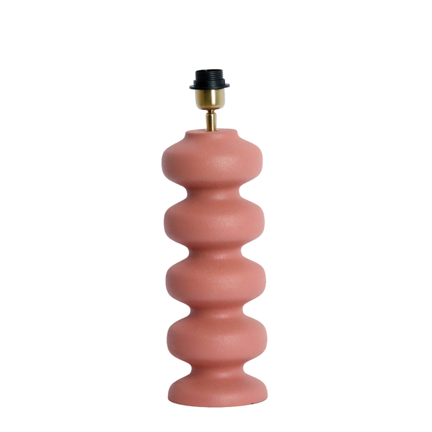 Lamp base Ø15x42 cm SOROCA matt coral-pink
