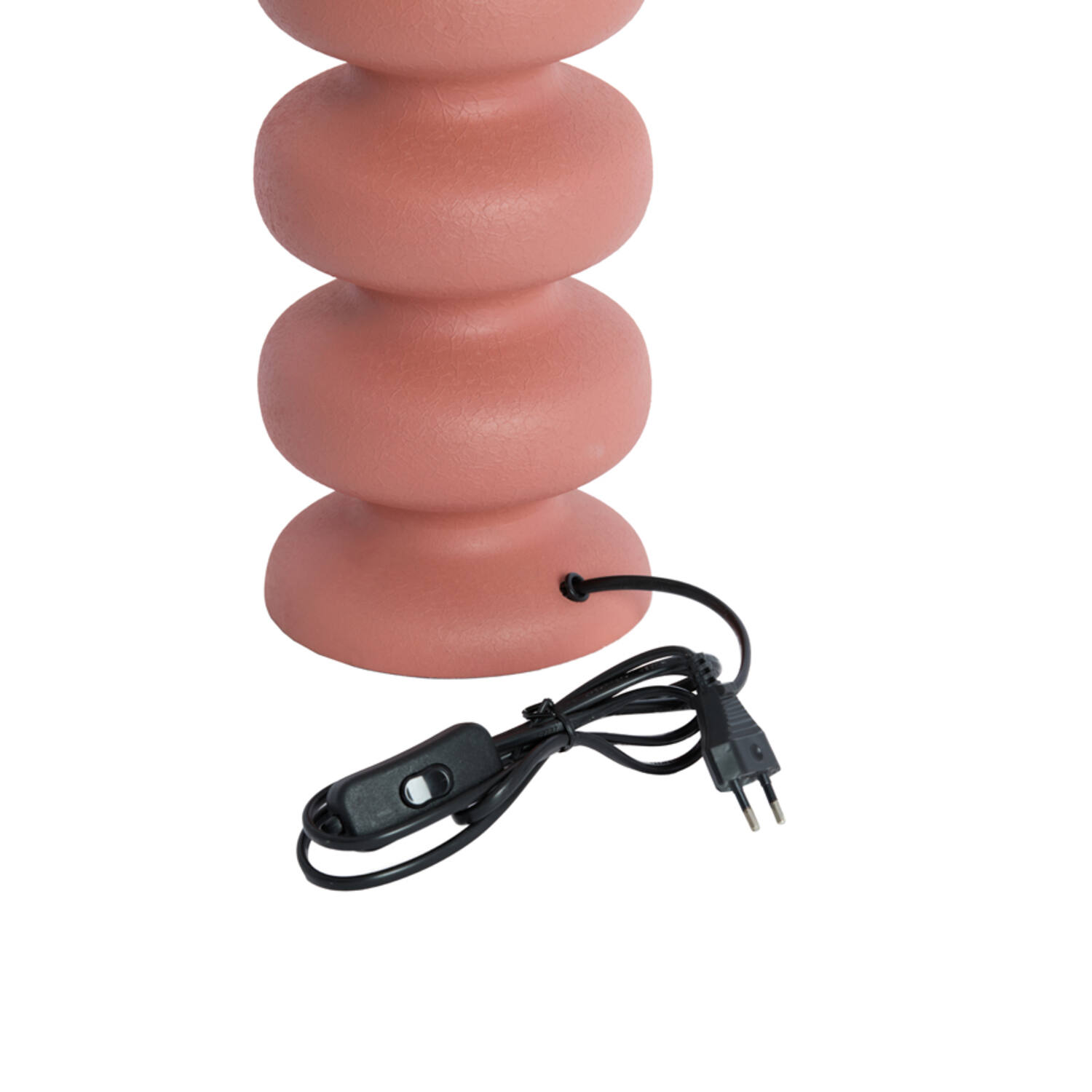 Lamp base Ø15x42 cm SOROCA matt coral-pink