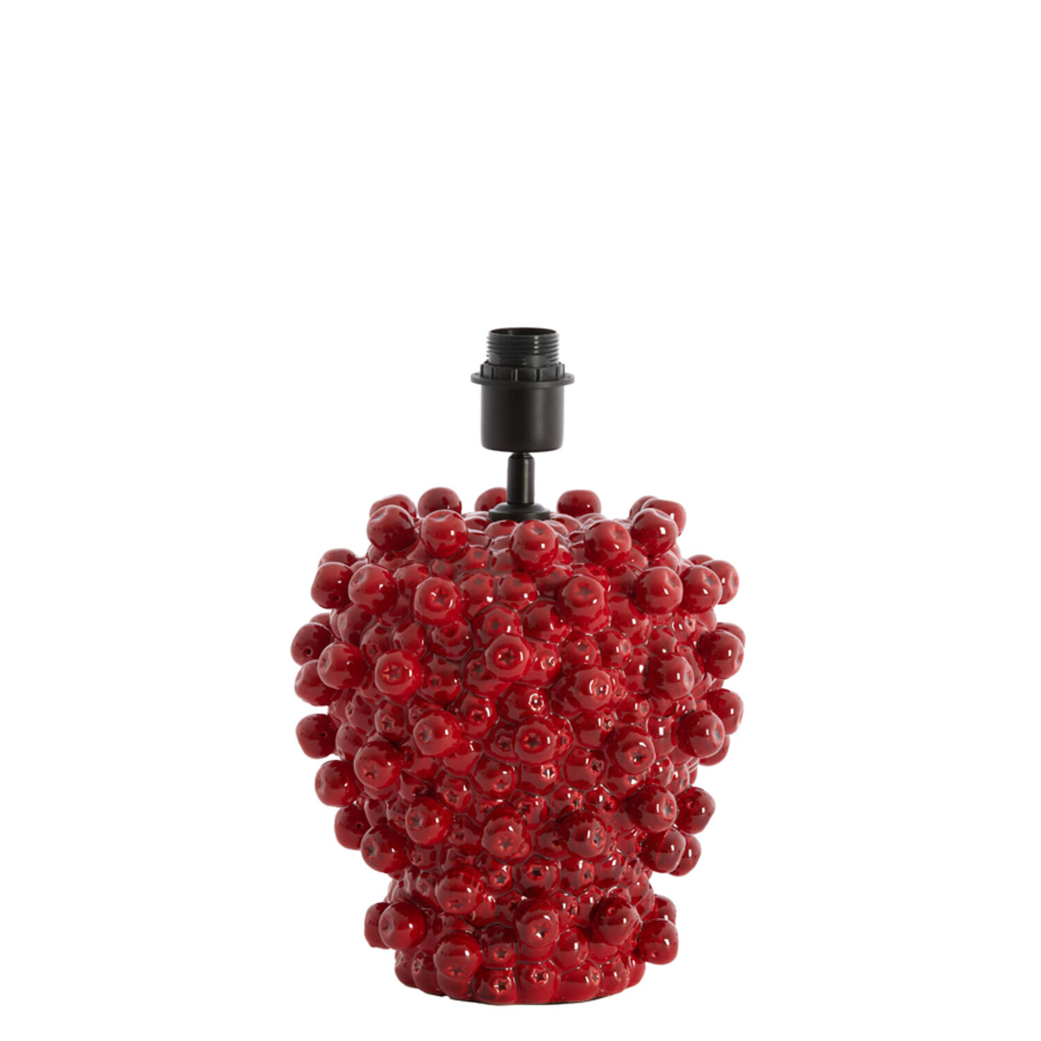 Lamp base Ø25,5x27 cm BERRIES ceramics red
