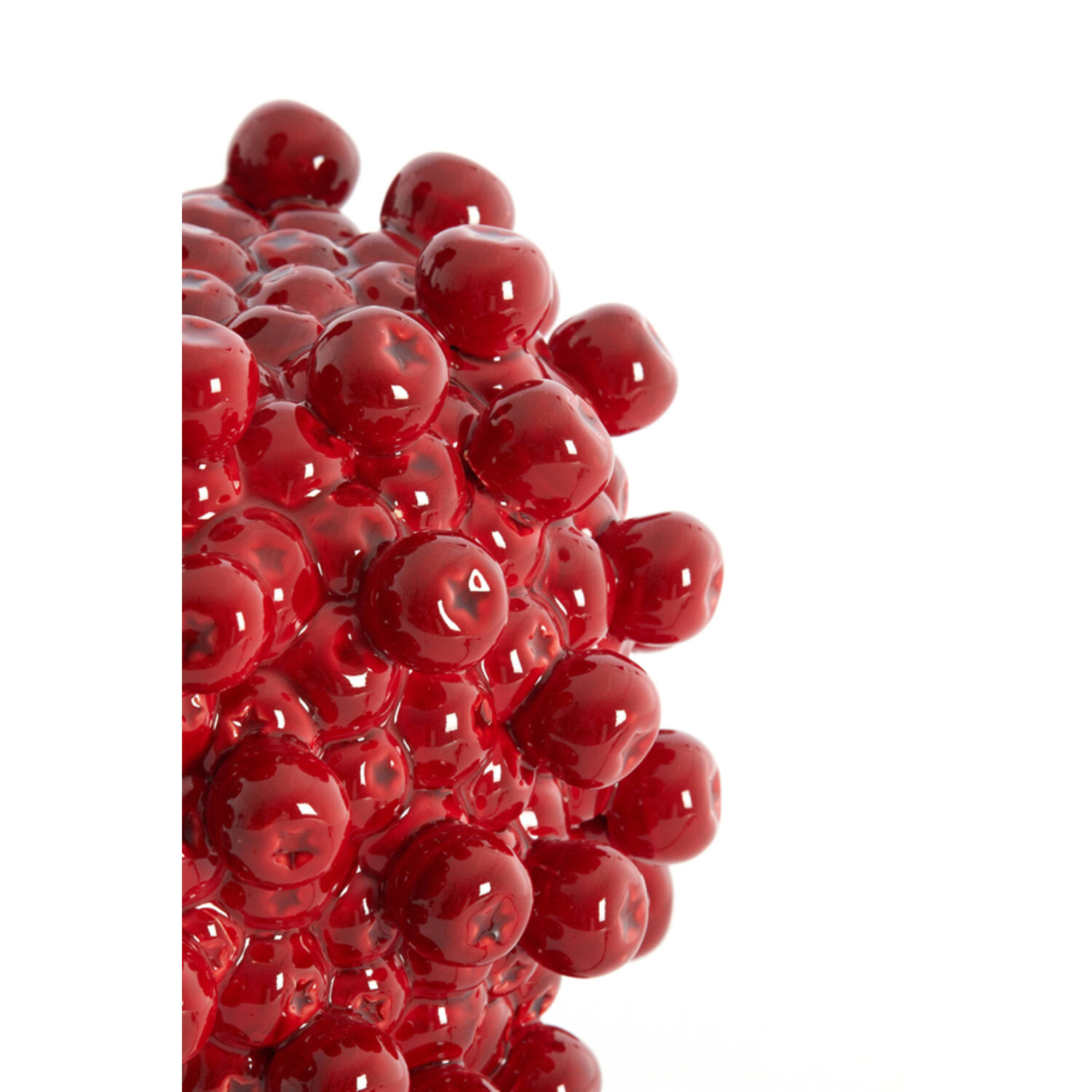 Lamp base Ø25,5x27 cm BERRIES ceramics red