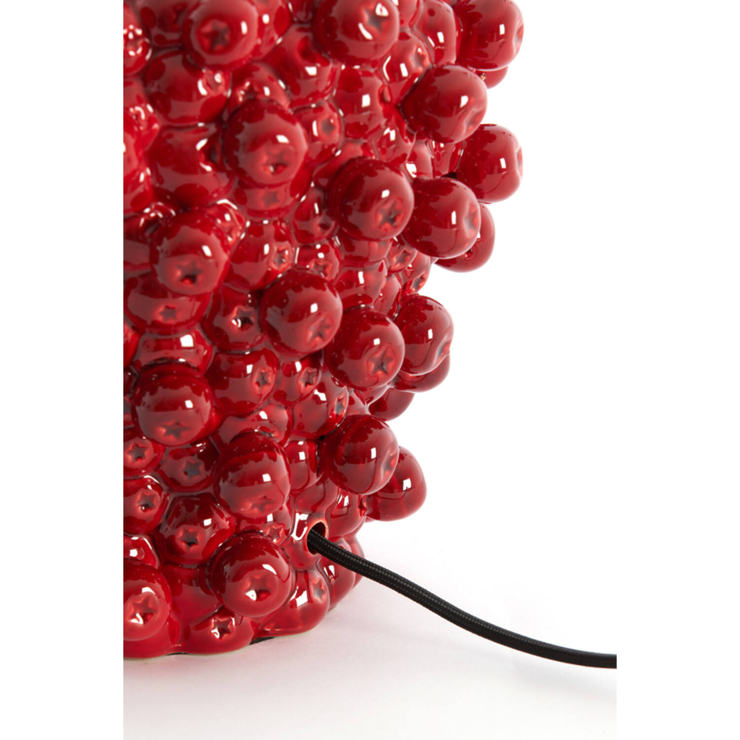 Lamp base Ø25,5x27 cm BERRIES ceramics red