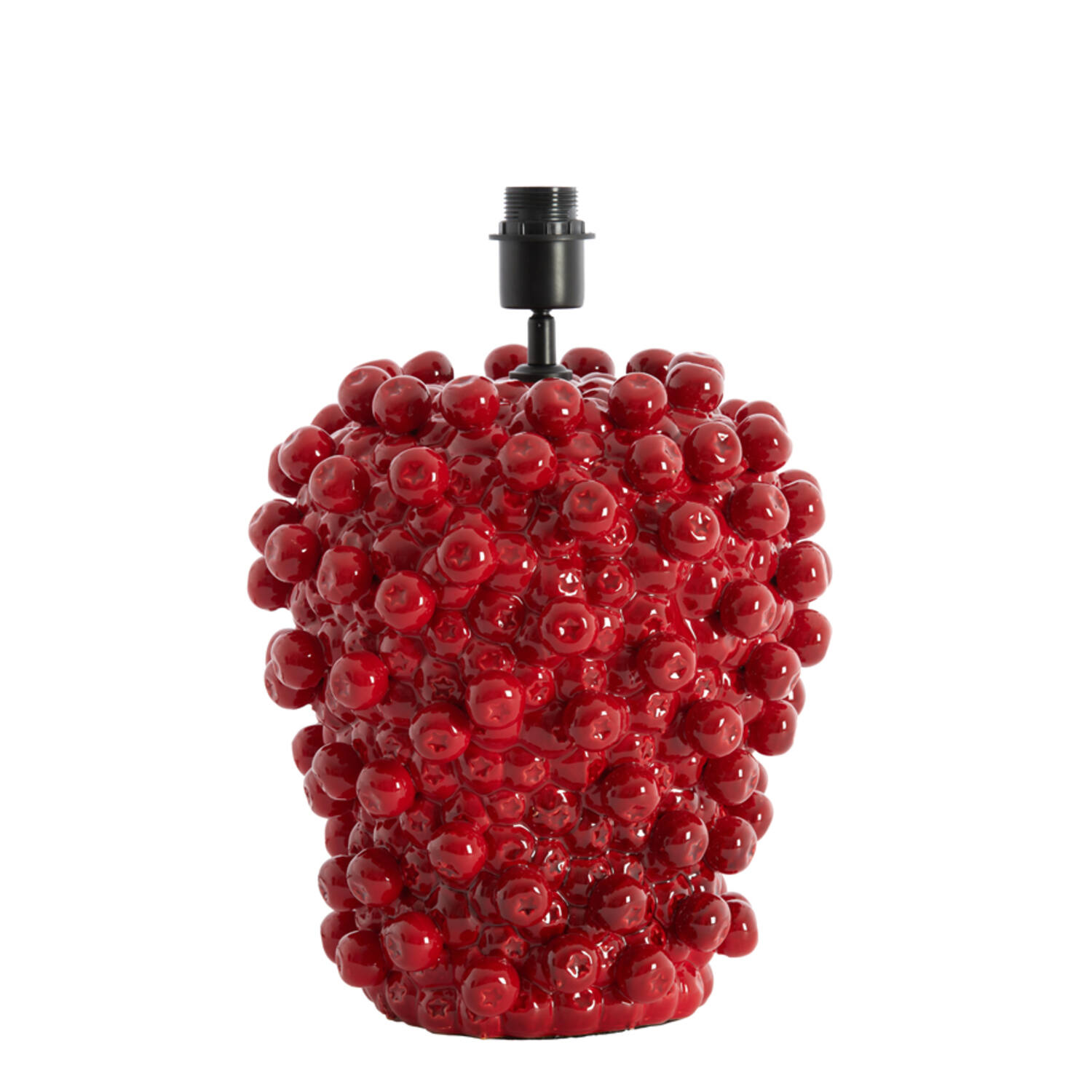 Lamp base Ø31,5x35 cm BERRIES ceramics red