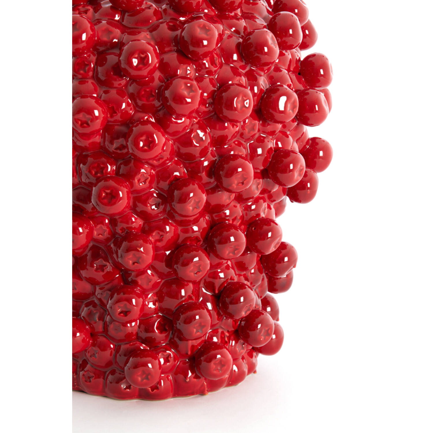 Lamp base Ø31,5x35 cm BERRIES ceramics red