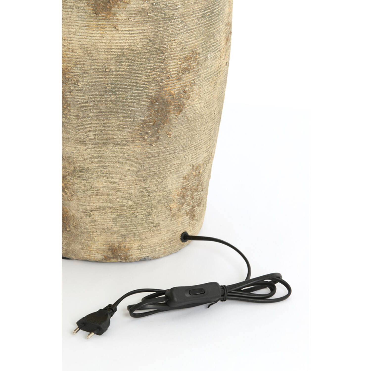 Lamp base Ø28x70 cm LUCENTE ceramics antique dark brown
