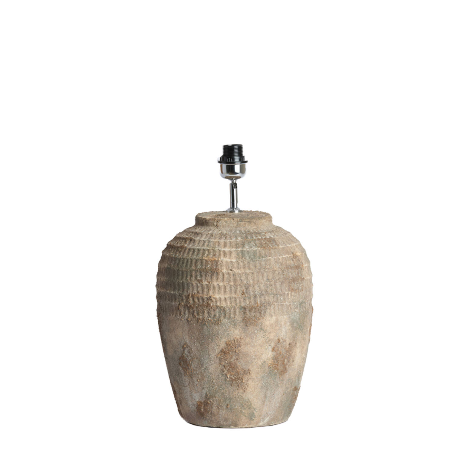 Lamp base Ø28,5x49 cm MINORA ceramics antique dark brown
