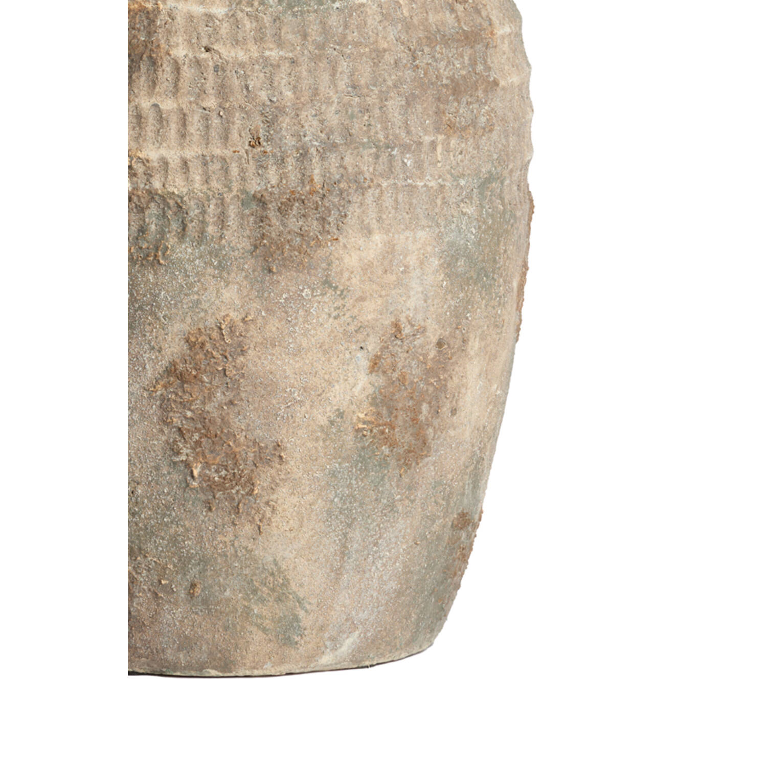 Lamp base Ø28,5x49 cm MINORA ceramics antique dark brown