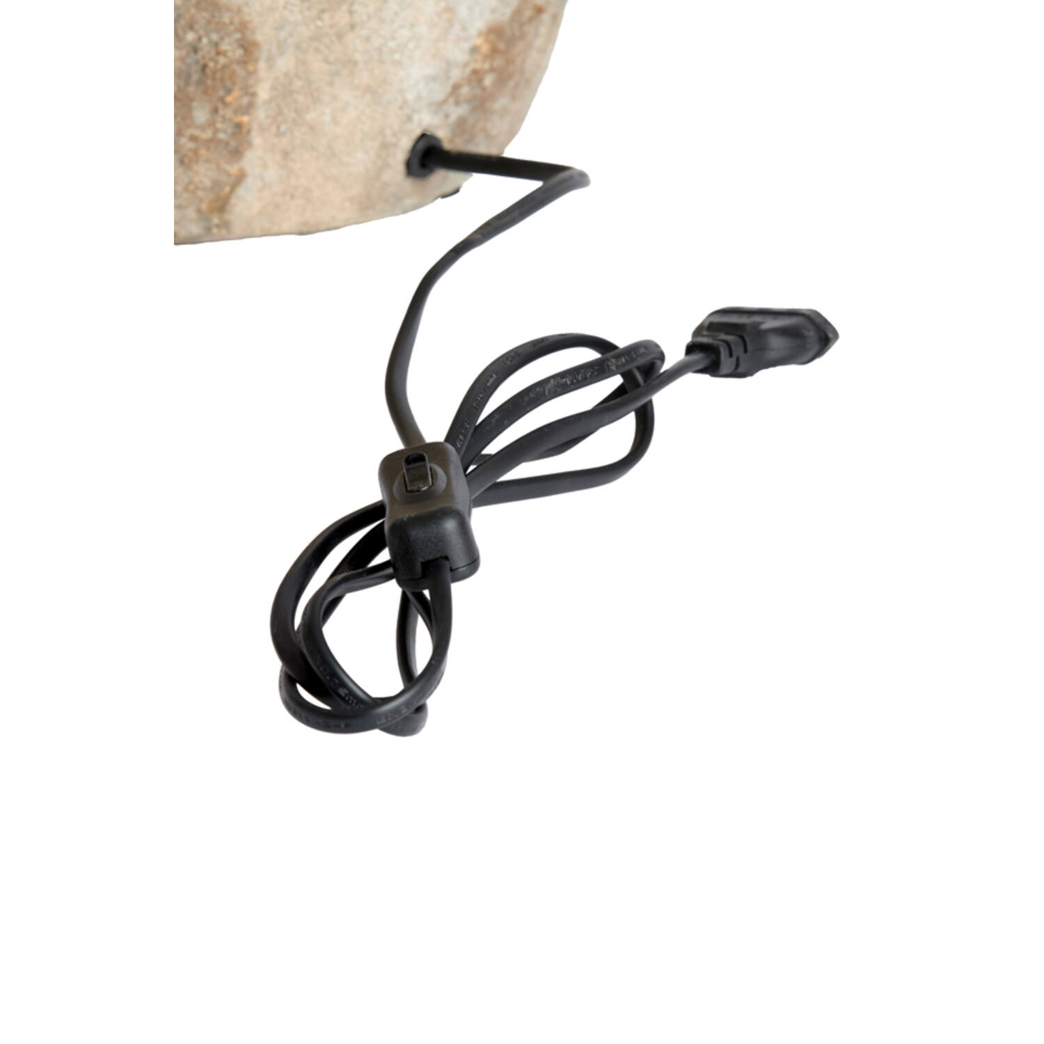 Lamp base Ø28,5x49 cm MINORA ceramics antique dark brown