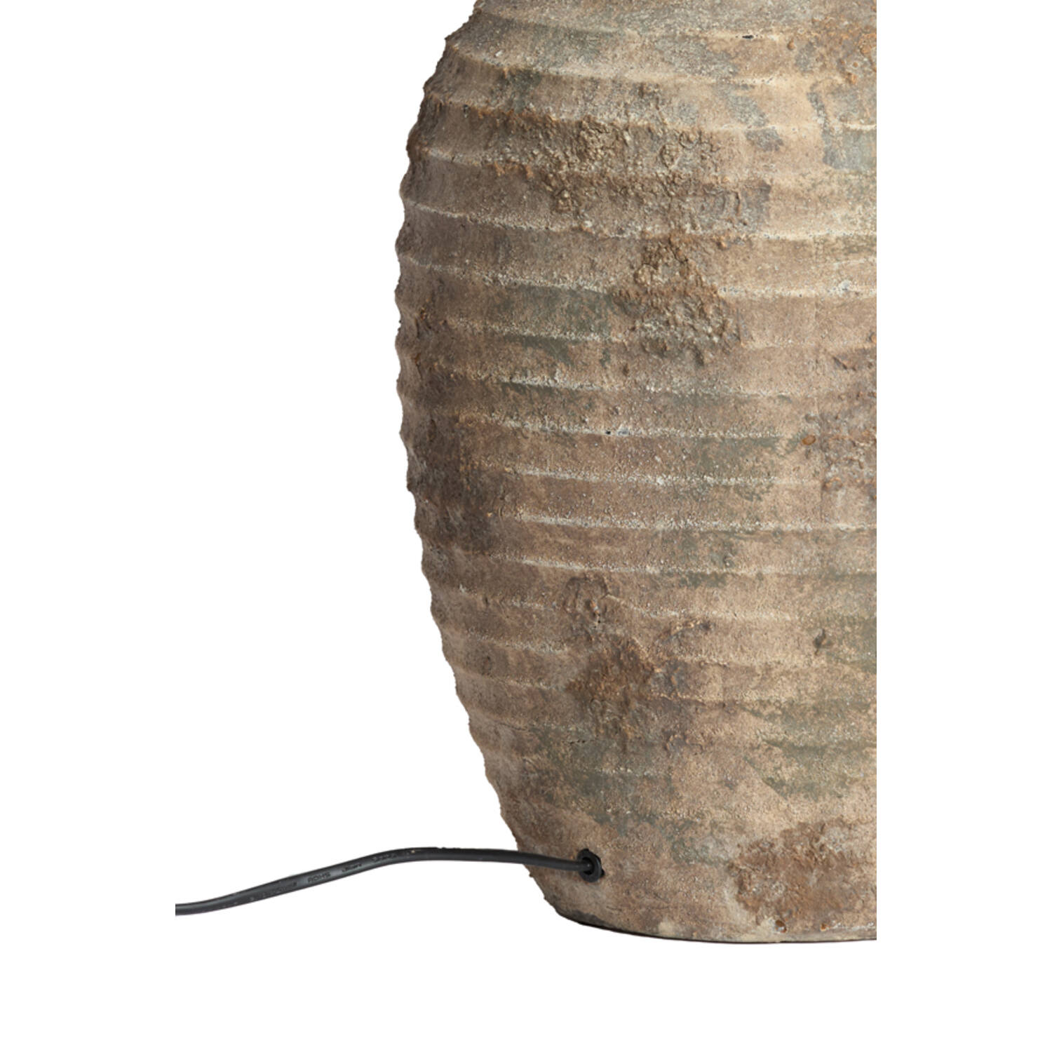 Lamp base Ø28,5x46,5 cm CASSARO ceramics antique dark brown