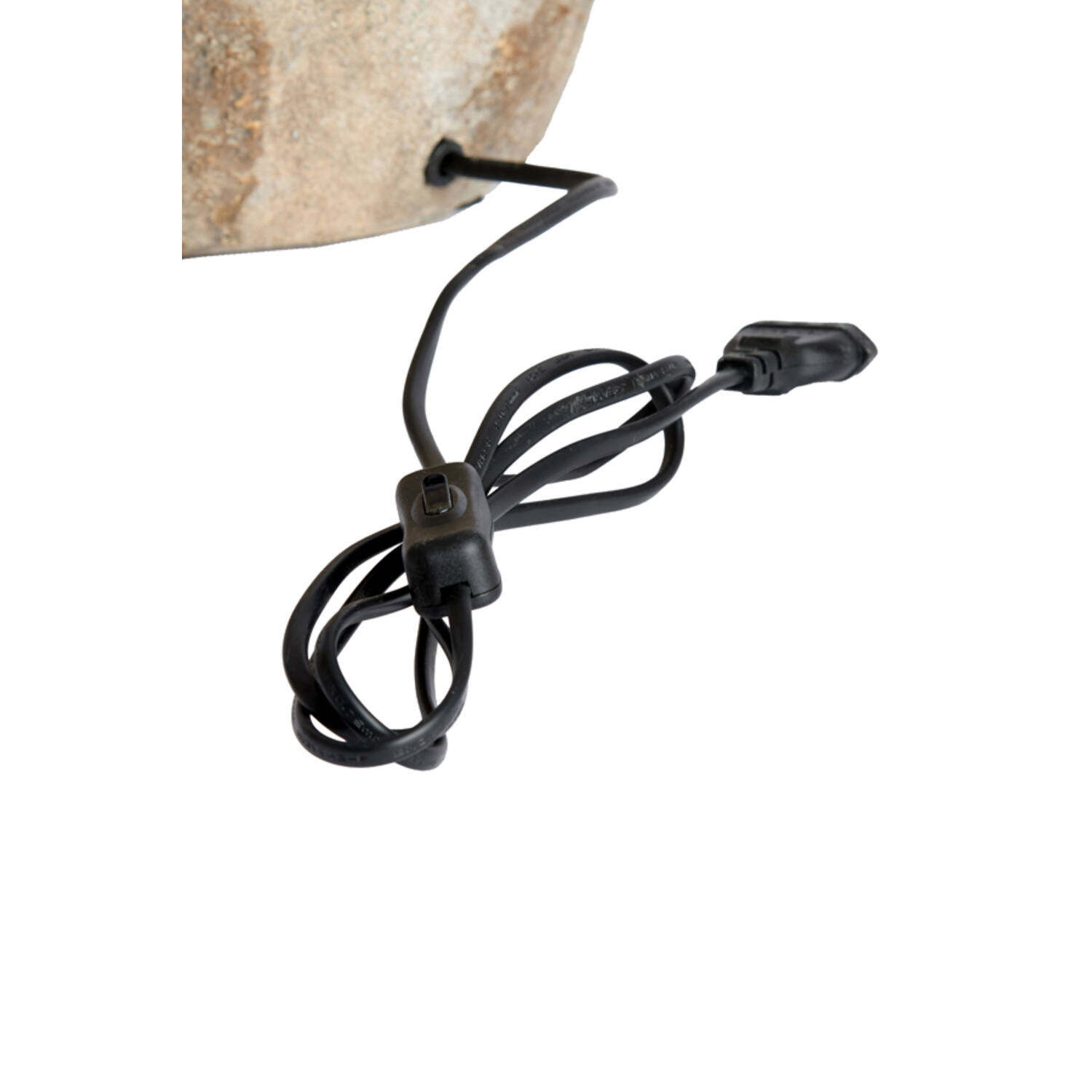 Lamp base Ø28,5x46,5 cm CASSARO ceramics antique dark brown