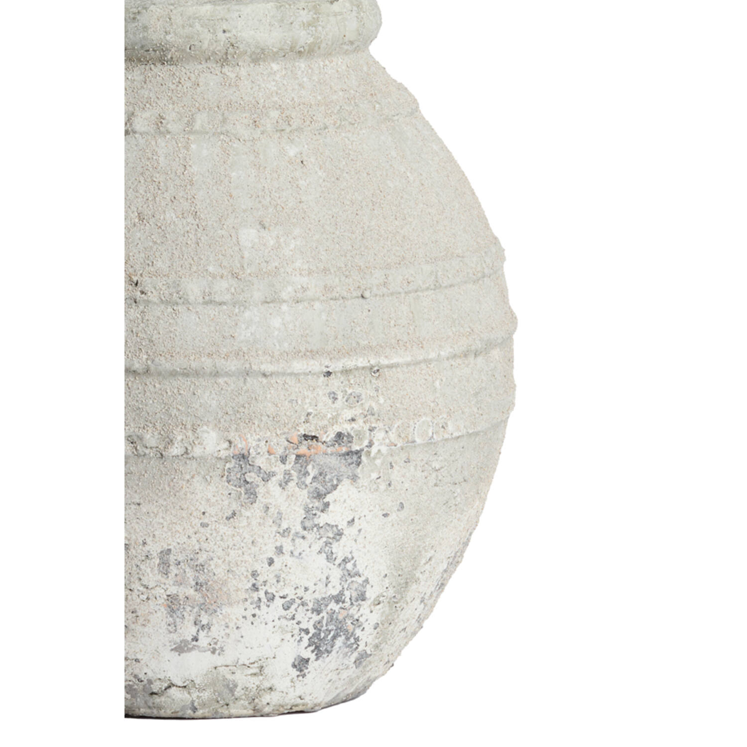Lamp base Ø28,5x42,5 cm VENTURA ceramics texture grey