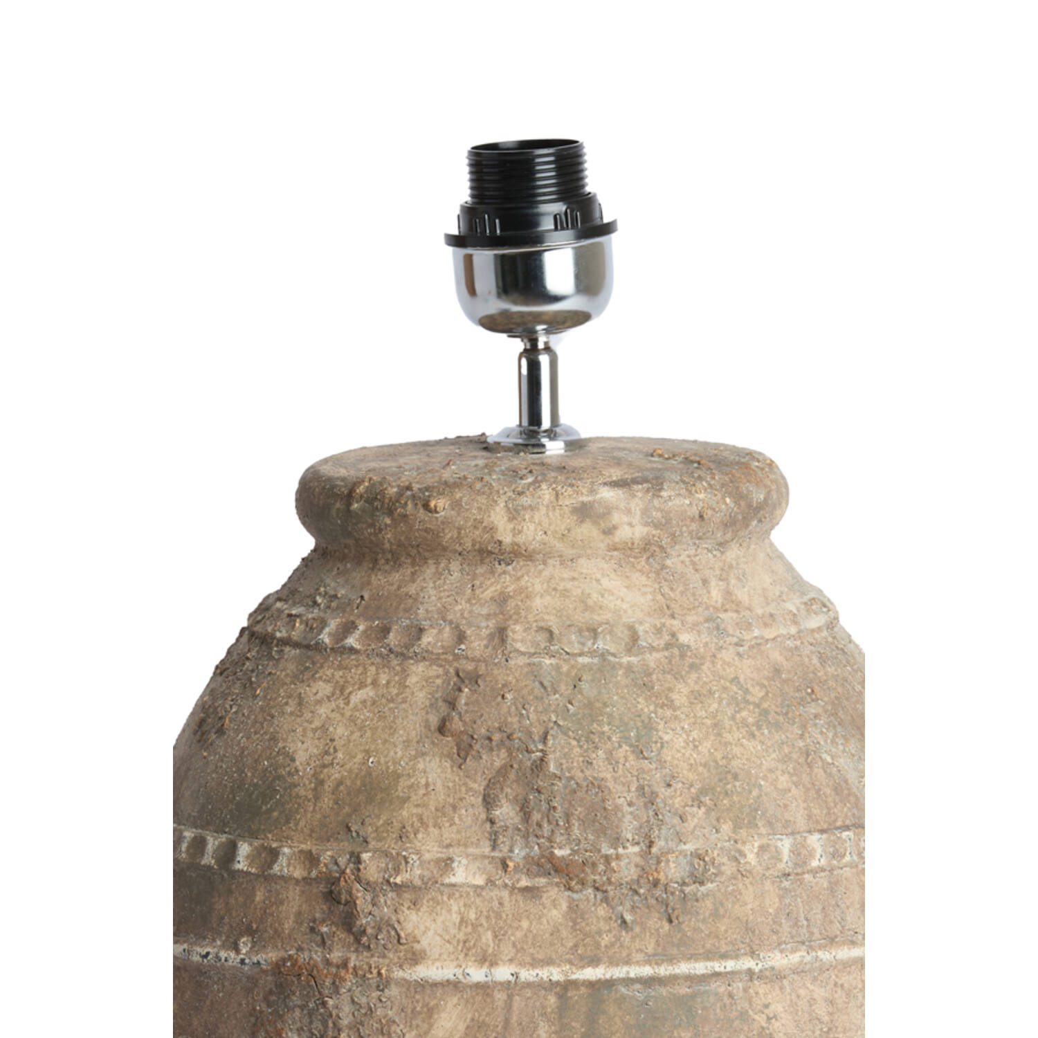 Lamp base Ø28,5x42,5 cm VENTURA ceramics antique dark brown
