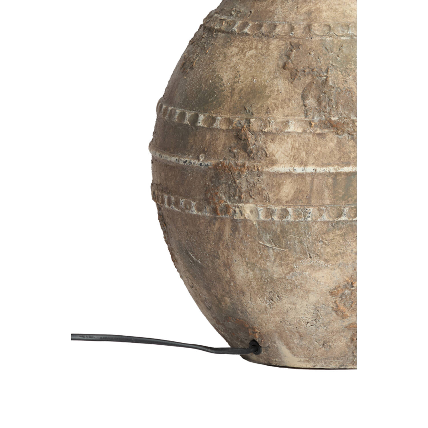 Lamp base Ø28,5x42,5 cm VENTURA ceramics antique dark brown