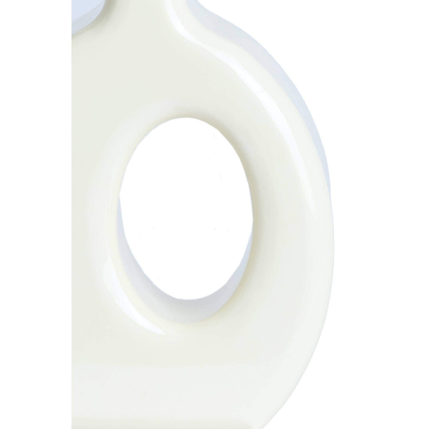 Lamp base 23,5x12x42,5 cm KANTI shiny cream