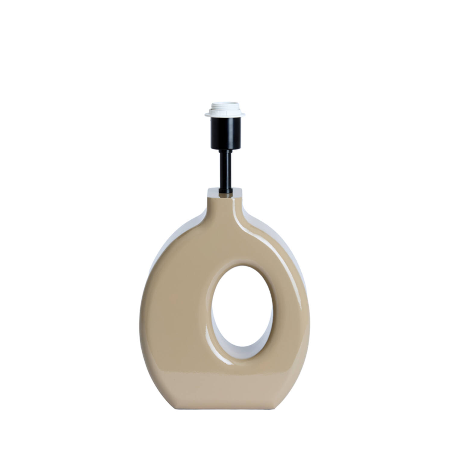 Lamp base 23,5x12x42,5 cm KANTI shiny sand