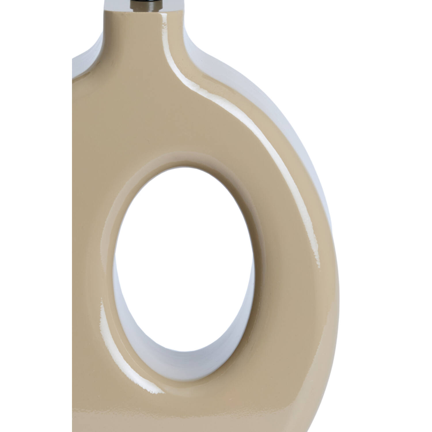 Lamp base 23,5x12x42,5 cm KANTI shiny sand