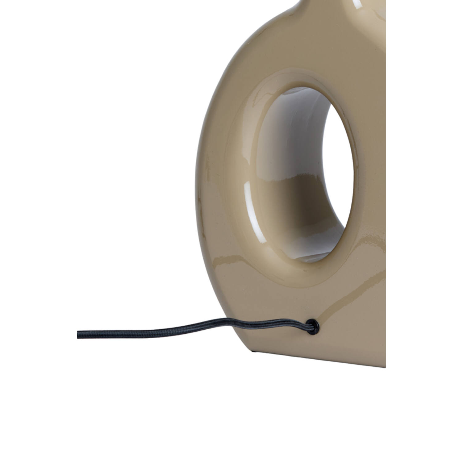 Lamp base 23,5x12x42,5 cm KANTI shiny sand