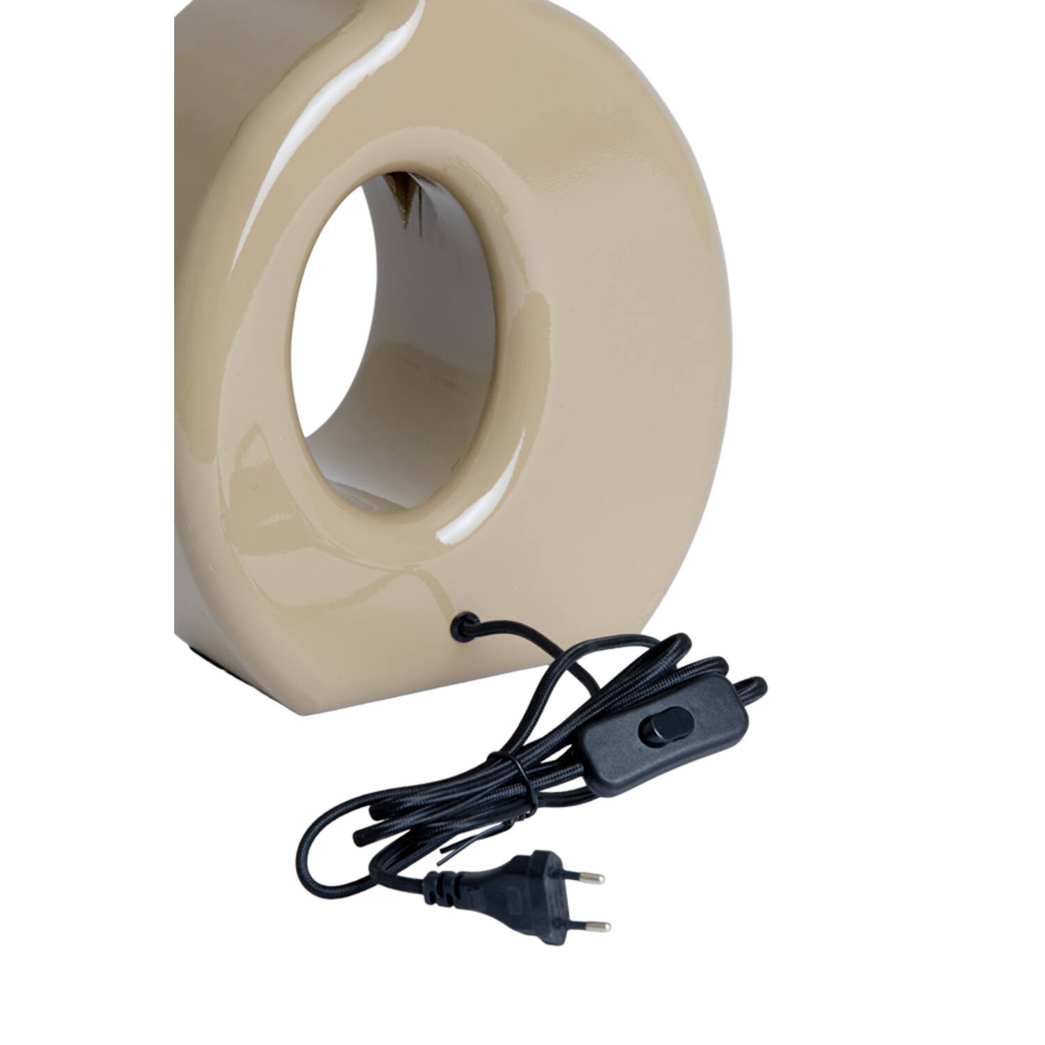 Lamp base 23,5x12x42,5 cm KANTI shiny sand