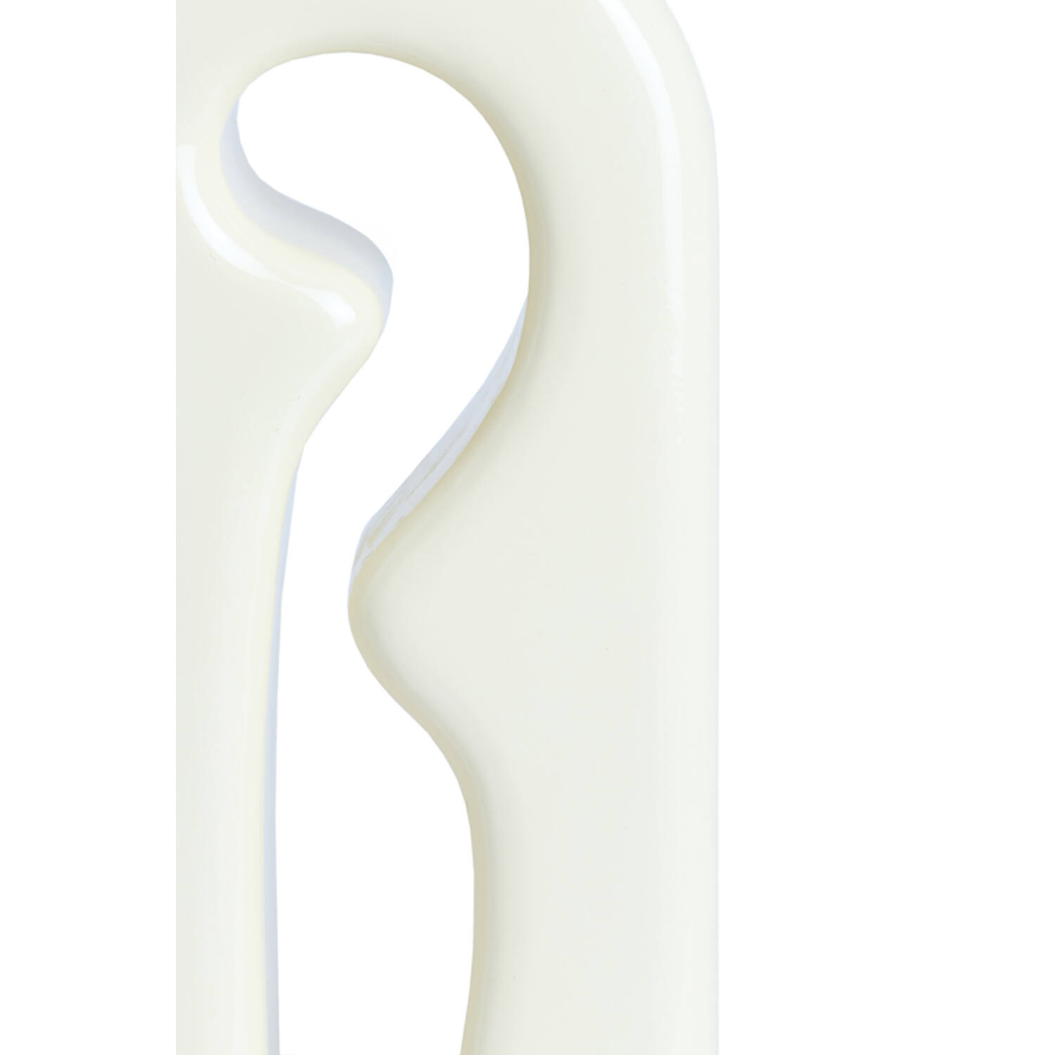 Lamp base 19x13x52,5 cm MISTRA shiny cream