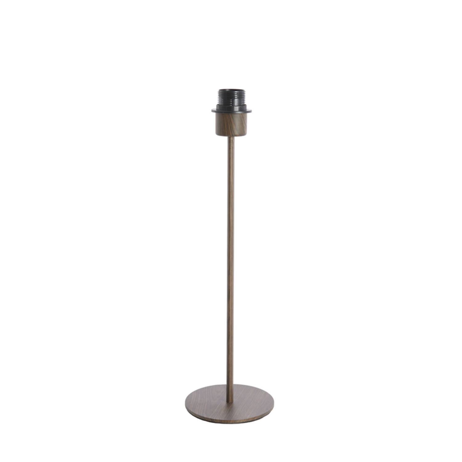 Lamp base 20x13x46 cm CERINI wood print dark brown