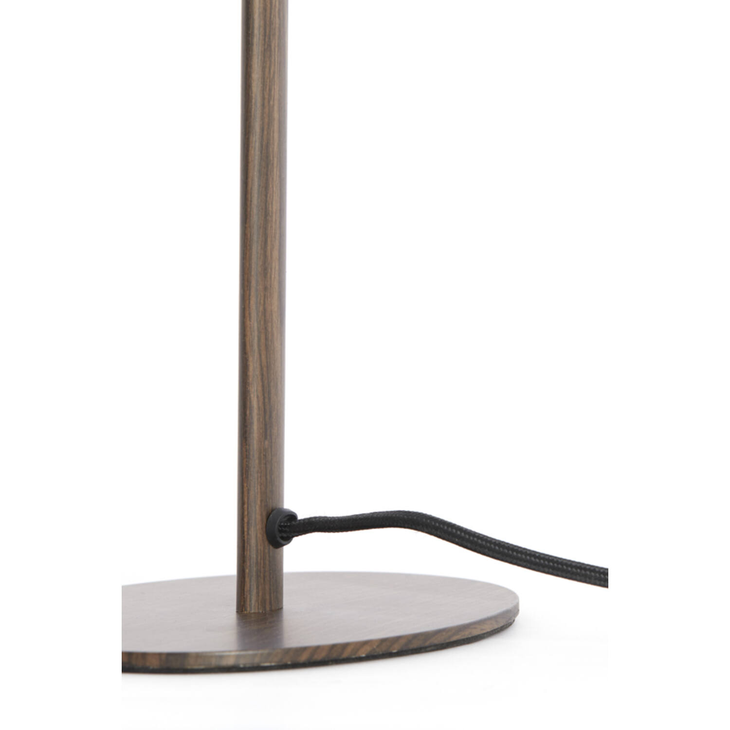Lamp base 20x13x46 cm CERINI wood print dark brown